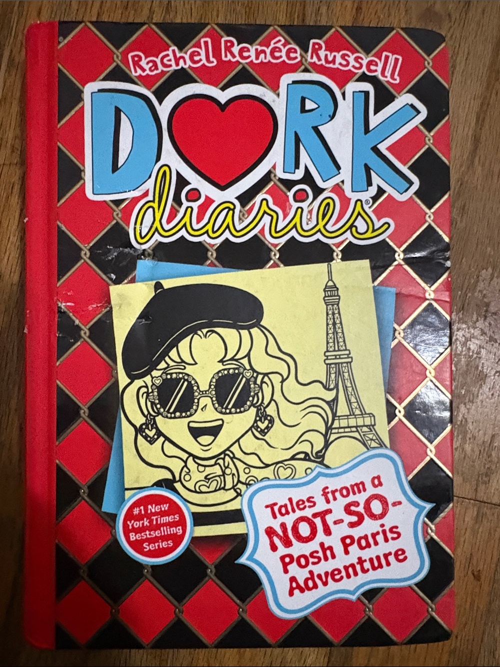 Dork Diaries: Tales from a Not-So-Posh Paris Adventure - Red & Black Cover